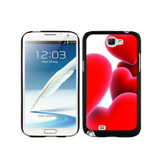 Valentine Heart Samsung Galaxy Note 2 Cases DQL - Click Image to Close